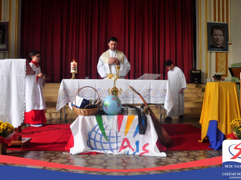 Missa de ação de graças -  alunos da manhã