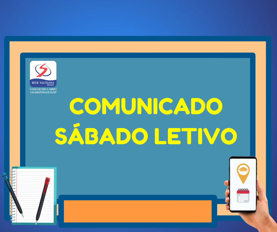 Sábado Letivo para o Fund. II e Ensino Médio