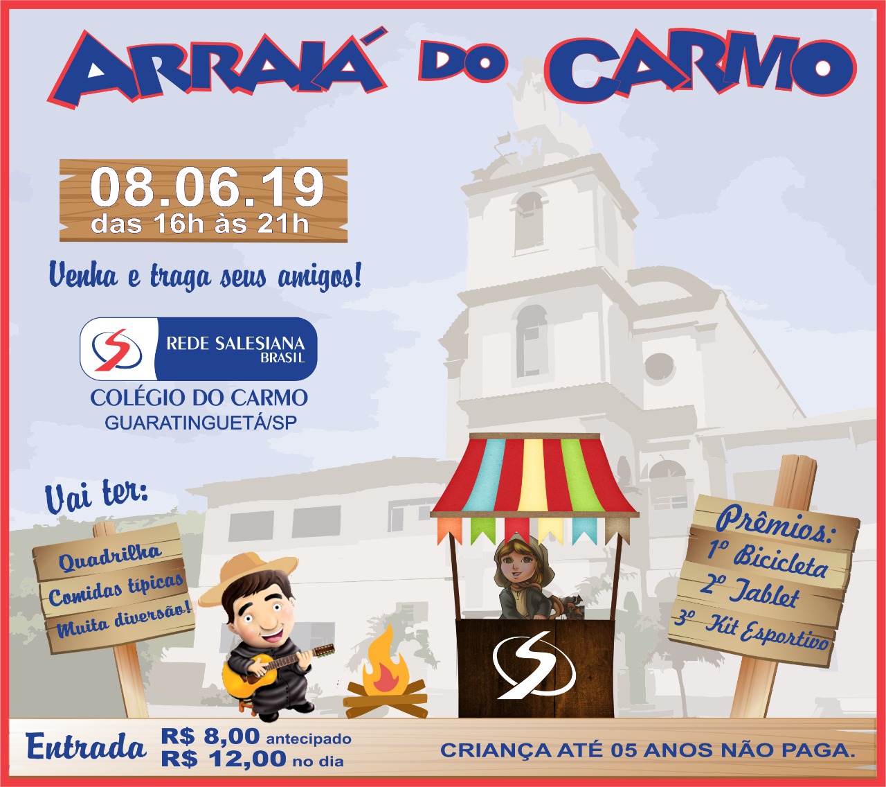 Traje Festa Junina - 1ºs Anos  - EFI
