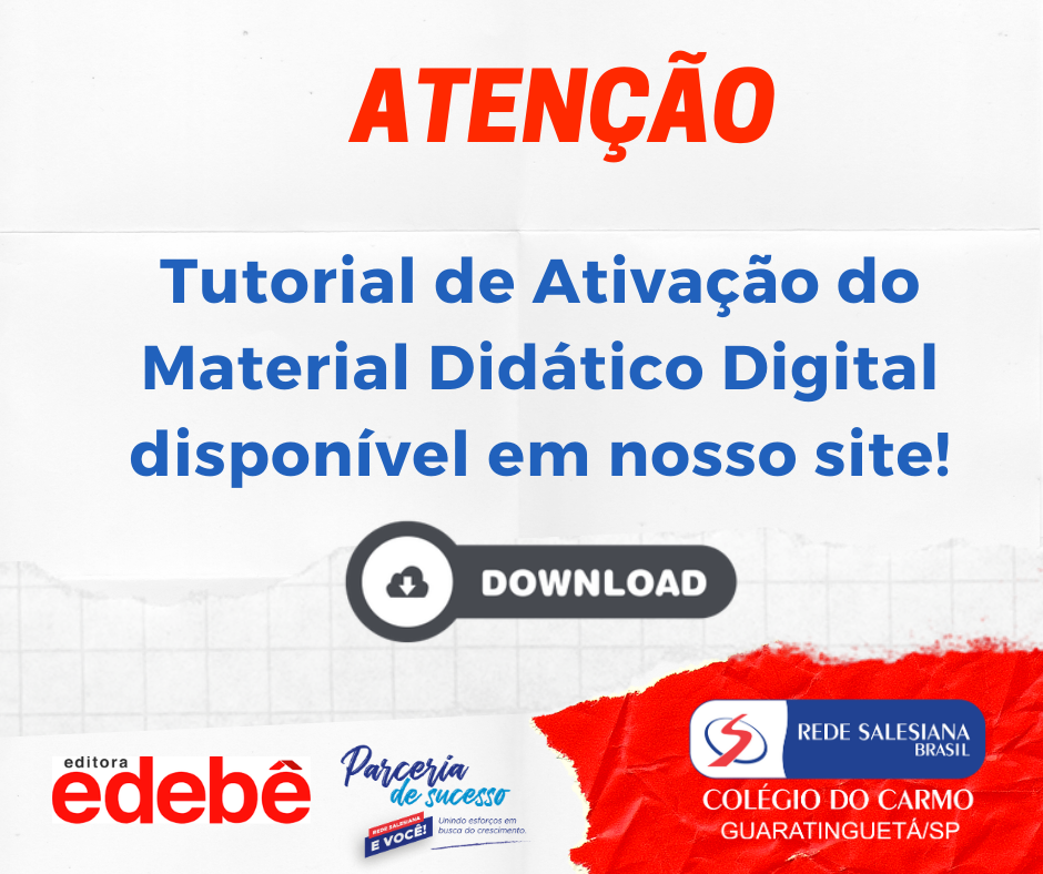 Ativação do Material Didático Digital