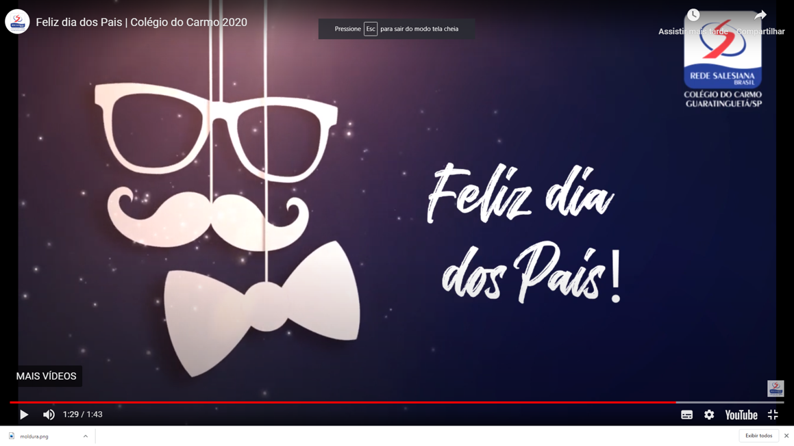 Feliz dia dos Pais!